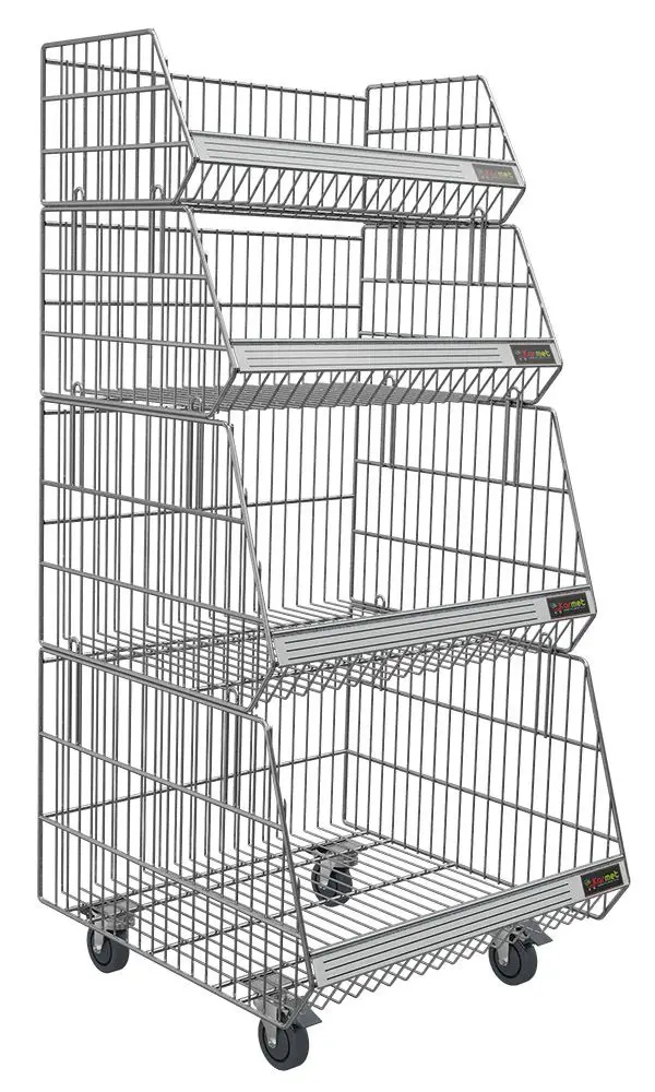 4 Katlı  Aksiyon Sepeti 700X600X1200 H
