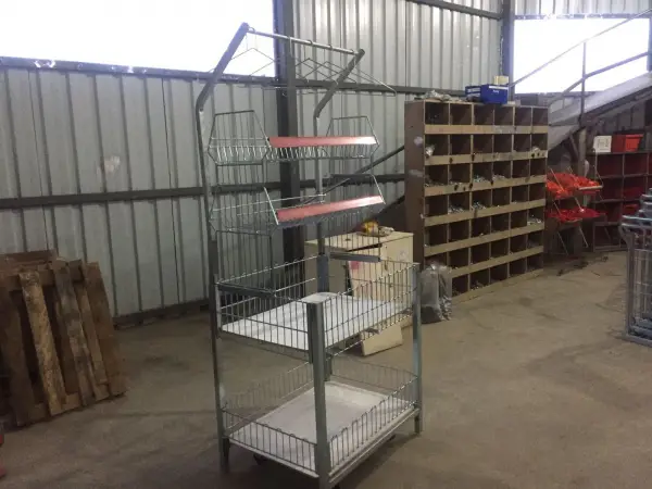 Çift Katlı Teşhir  ÜST SEPETLİ 600X800