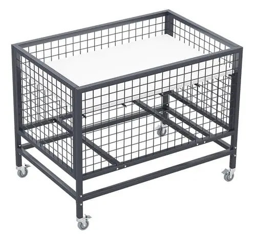 Tekerlekli Teşhir Sepeti 800X1200 