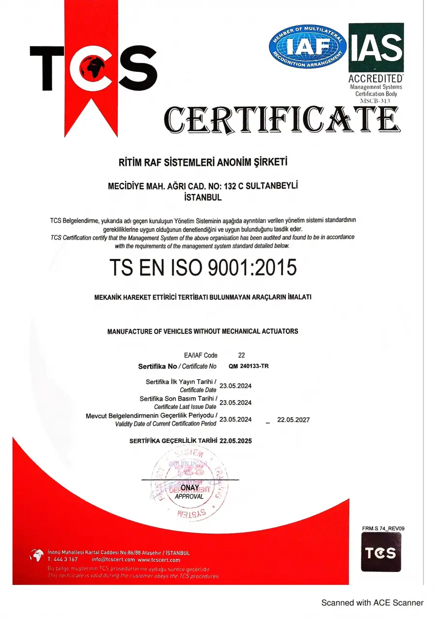 TS EN ISO 9001:2015